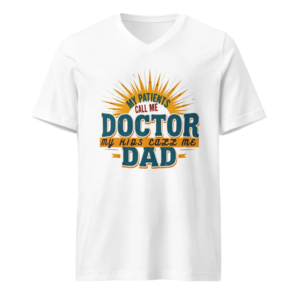 Doctor Dad Sunburst v-neck tee product image (1)