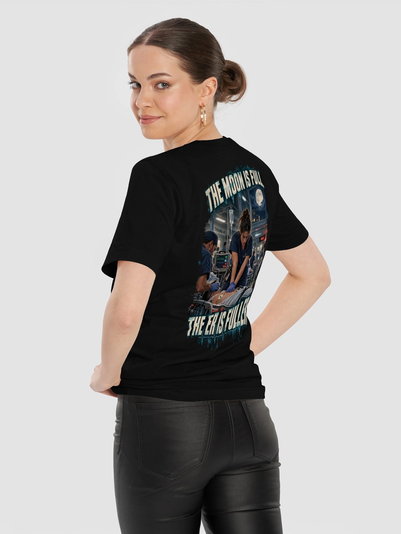 The ER Is Fuller — Full Moon ER Nurse Tee product image (4)