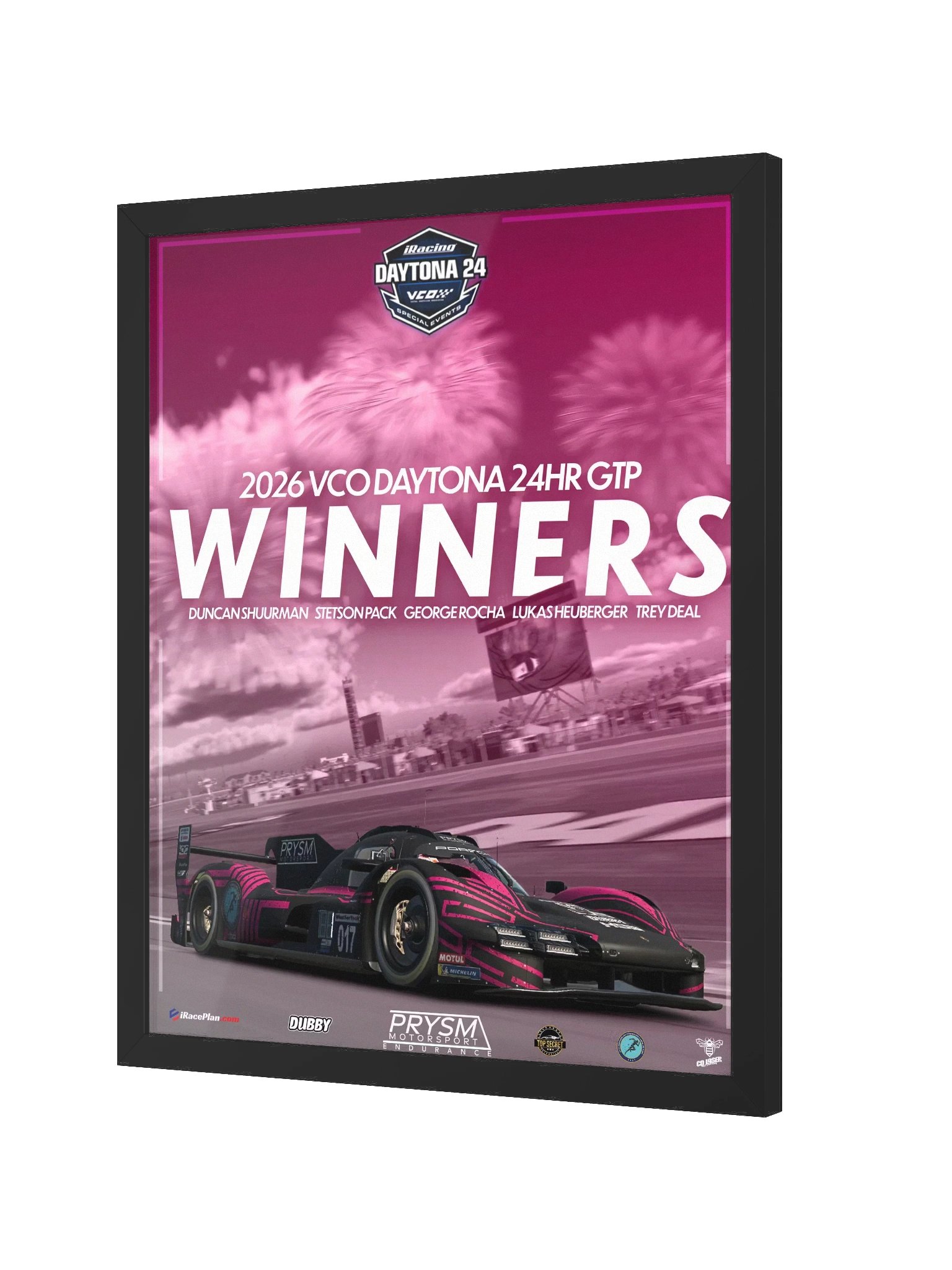2026 Daytona 24hr GTP Win Poster product image (2)