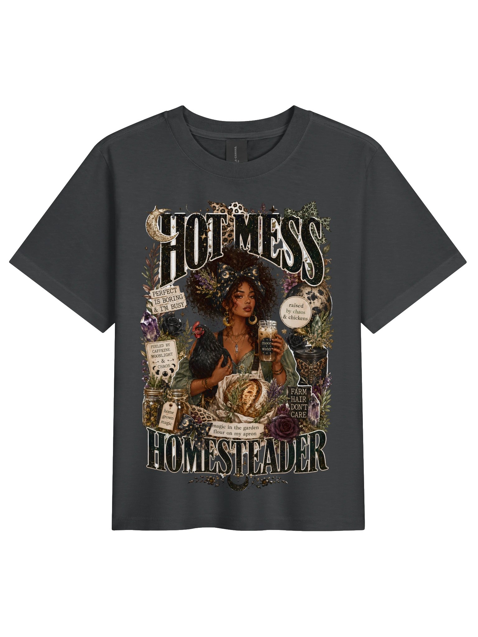 Hott Mess Homesteader Witchy Farmhouse Tee product image (1)