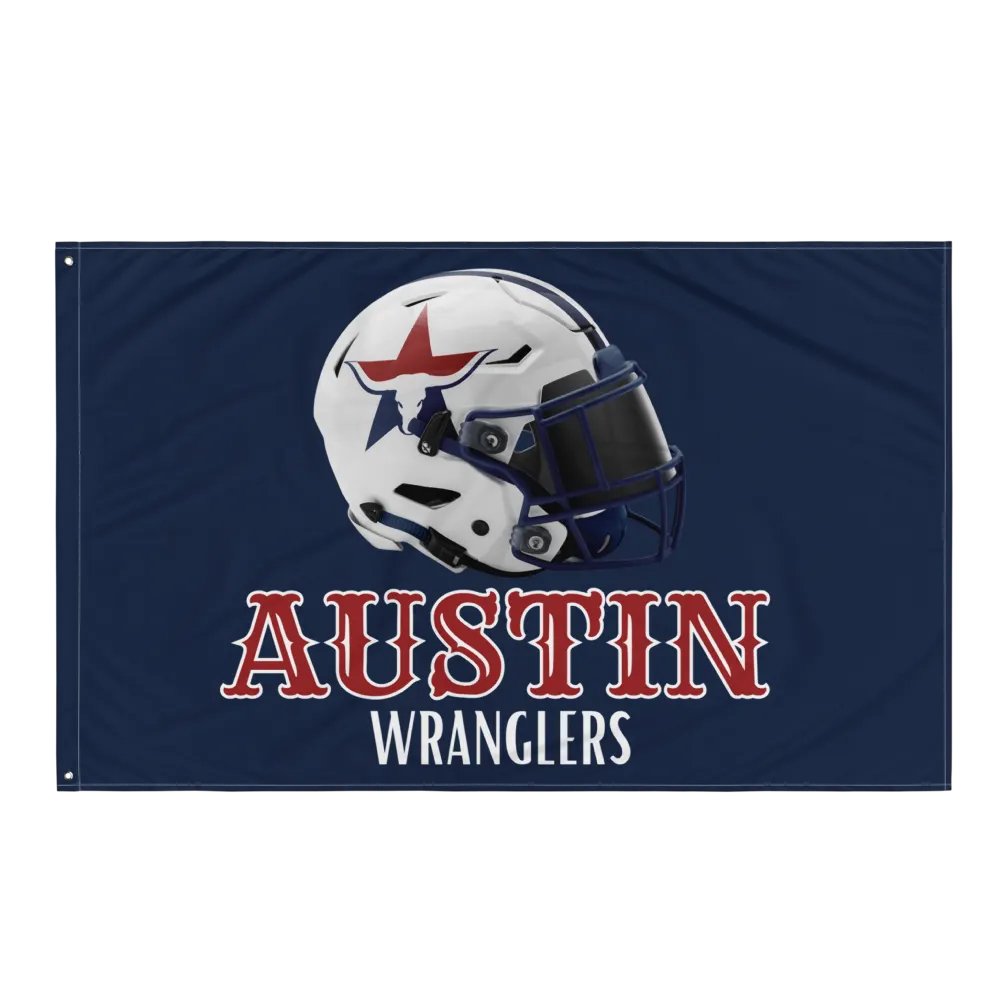 Austin Wranglers Team Flag product image (3)