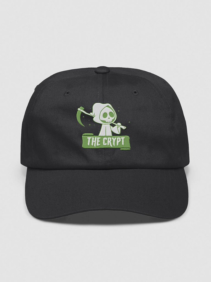 The Crypt Stream Team - Embroidered "Dad Cap" (lime) product image (1)