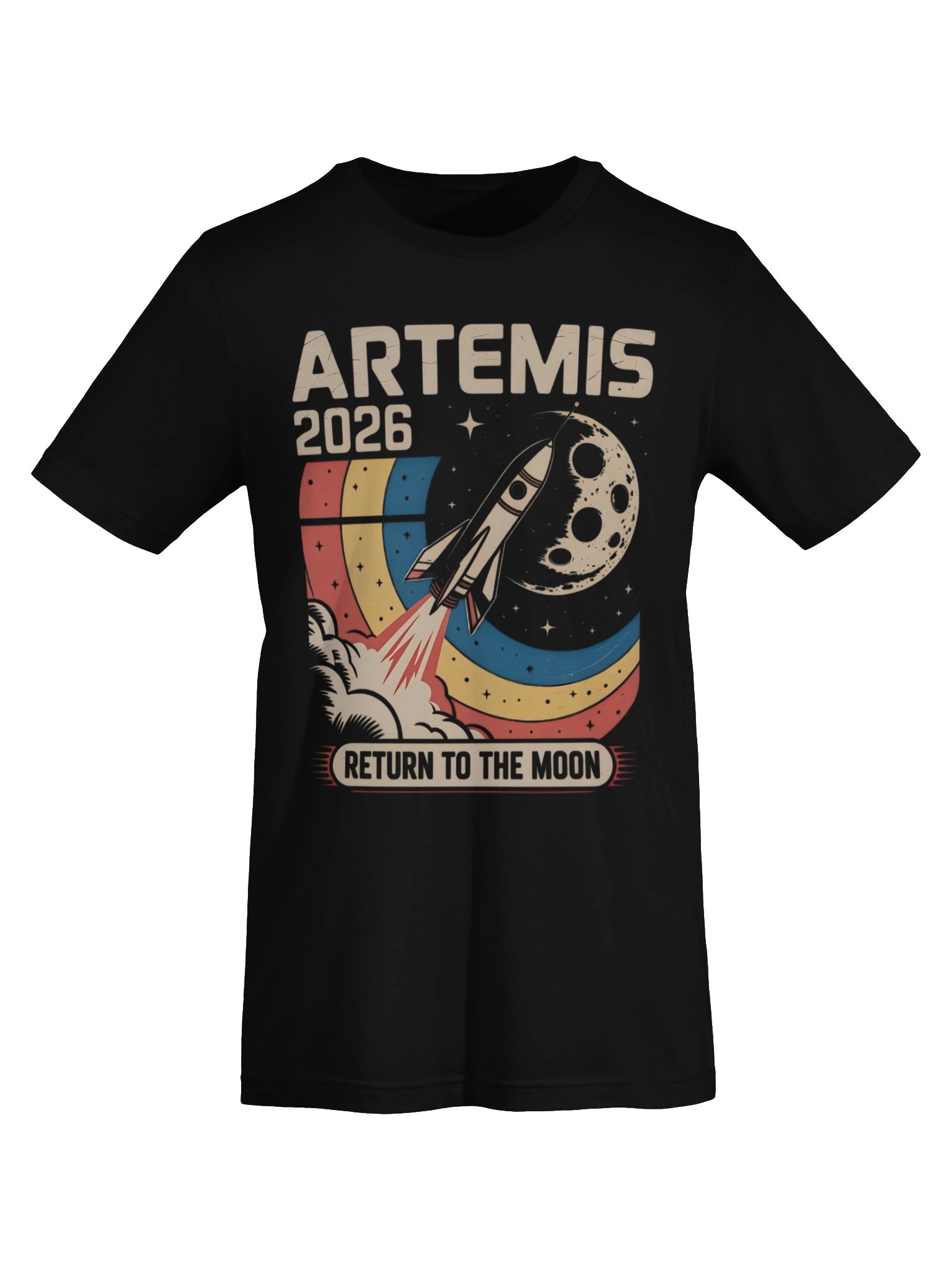 Artemis II Launch to The Moon Space Mission 2026 Supersoft T-shirt product image (7)