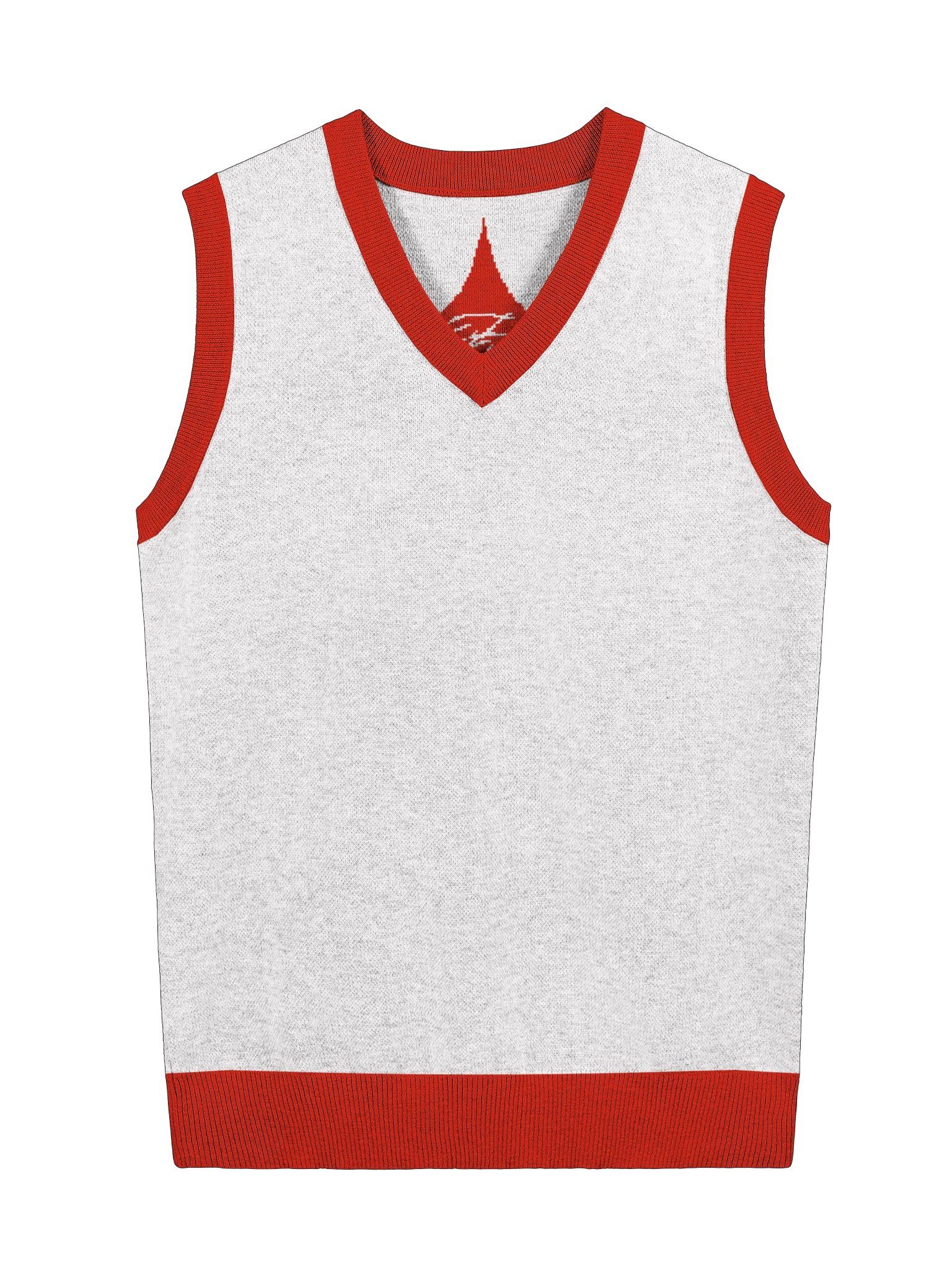 F&F Knitted V-Neck Vest (SC) product image (1)