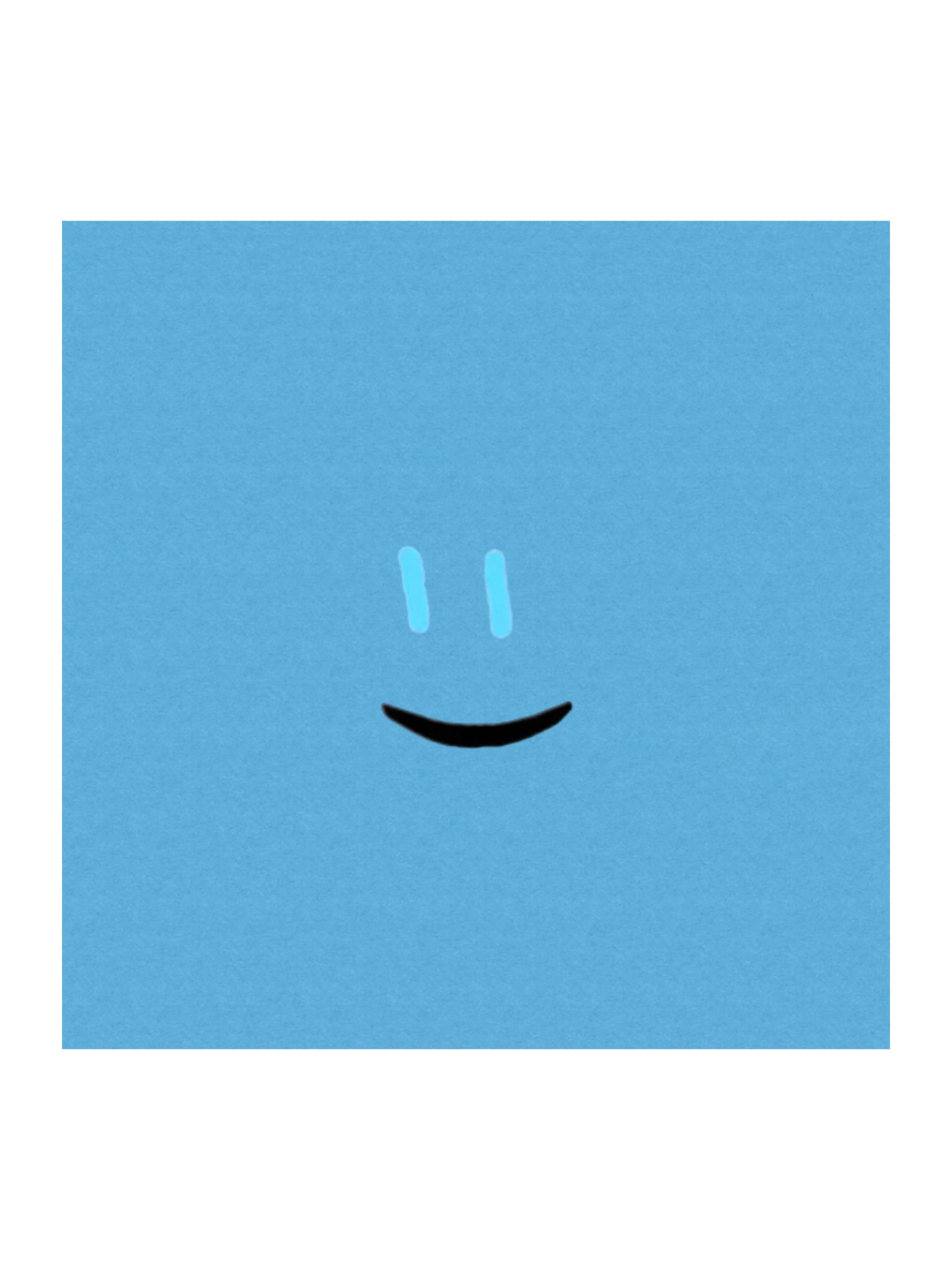BLUE BACKGROUND Mood Sticker product image (1)