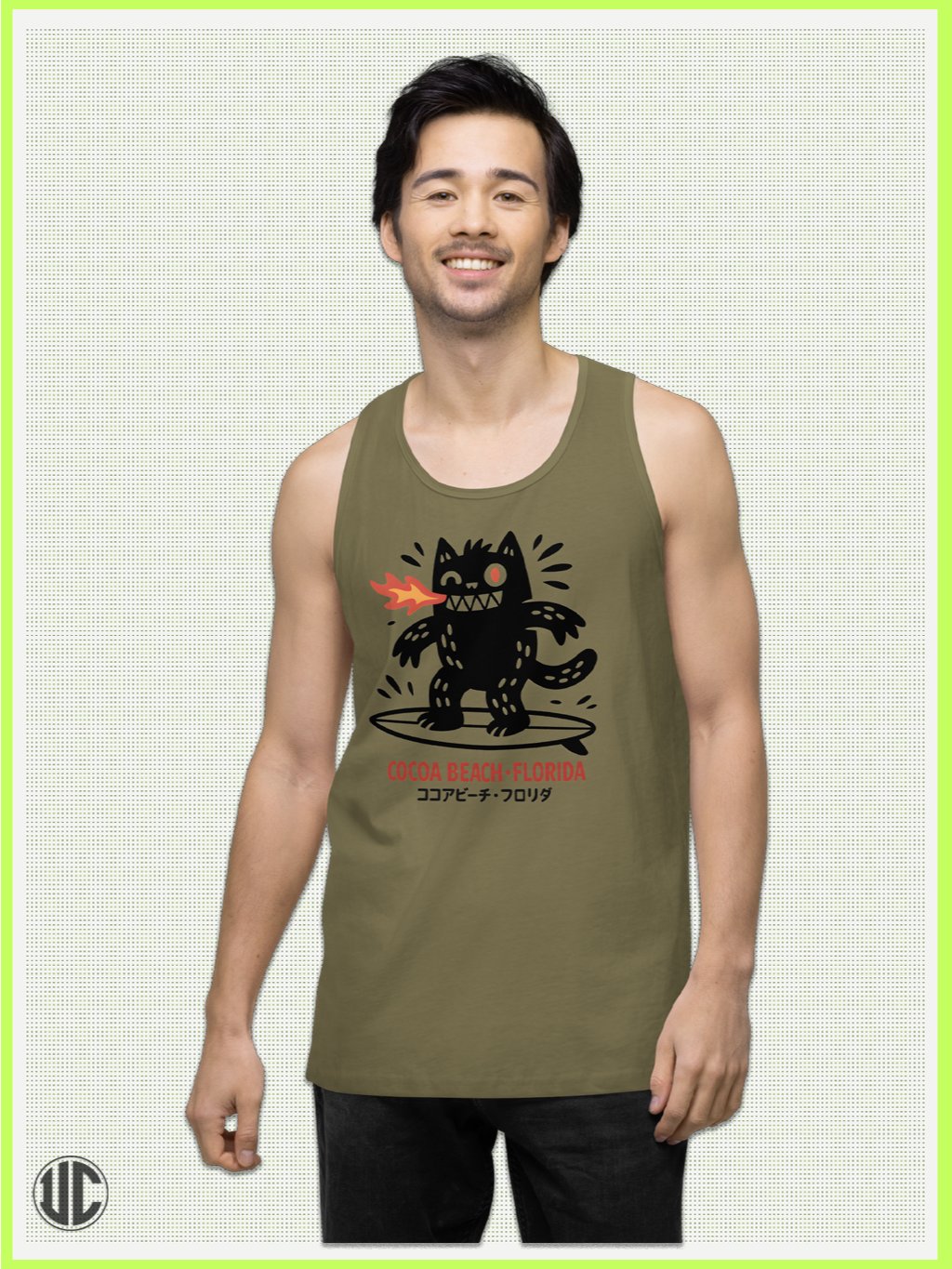 Cocoa Beach Surfer – Men’s Tank Top product image (4)