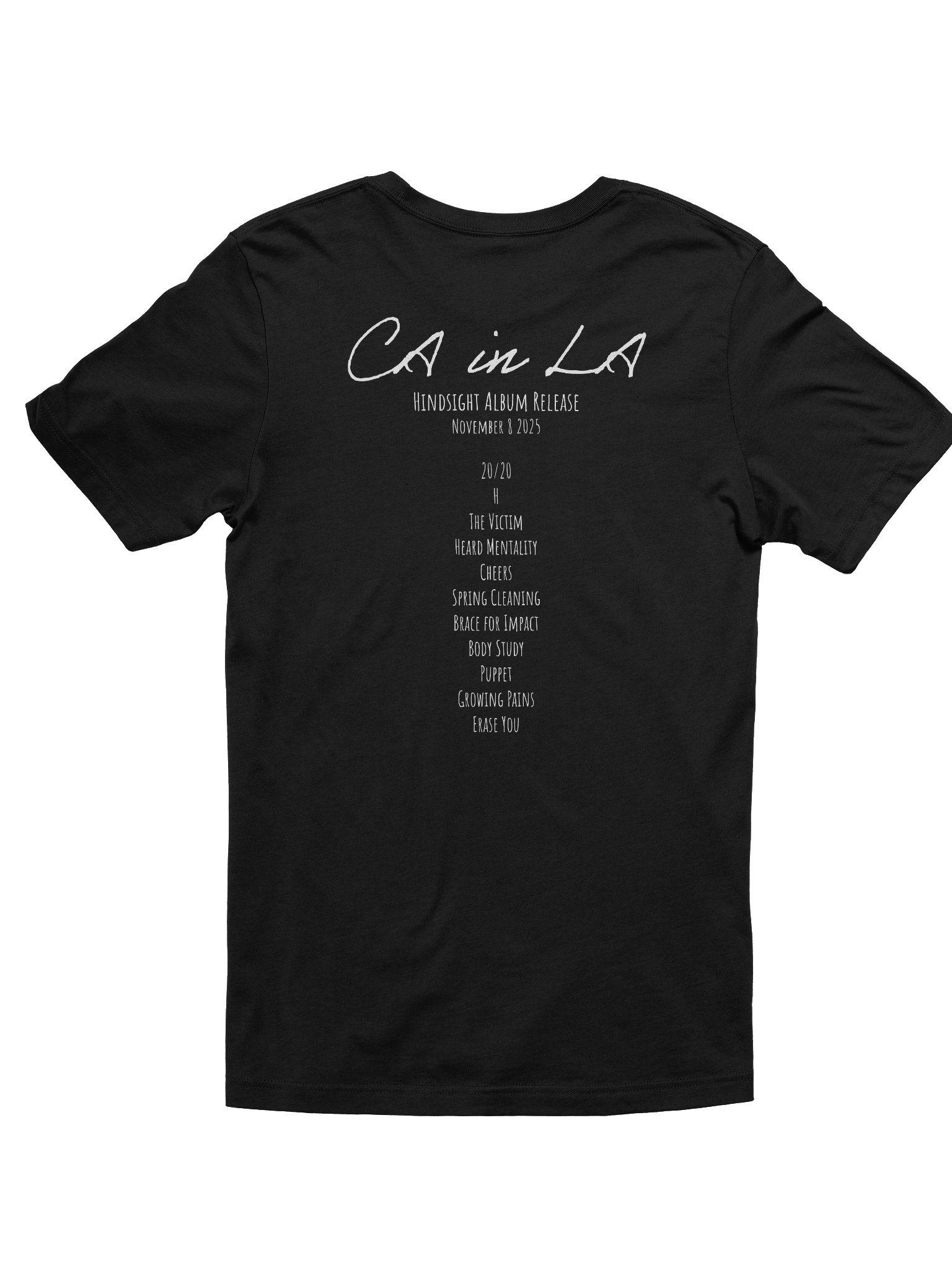 Hindsight Album Release Show T-shirt product image (2)