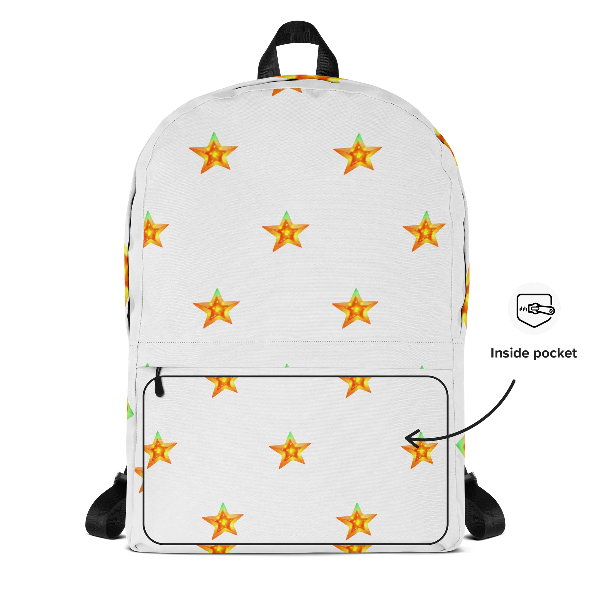 All stars print backpack product image (5)