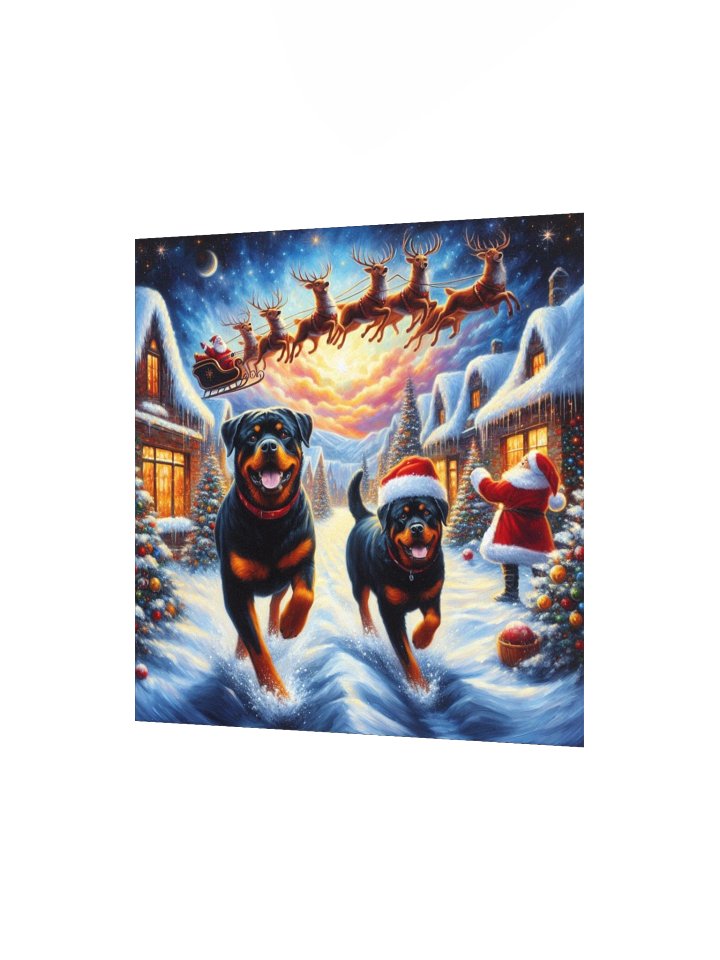 Christmas Magic Rottweiler Poster product image (6)