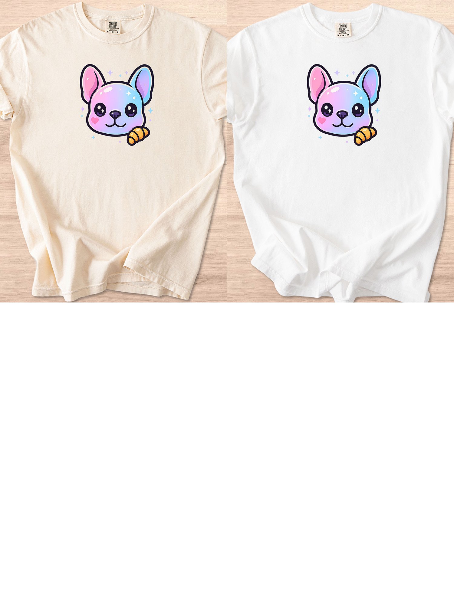 Pastel Bubble Frenchie Tee product image (51)