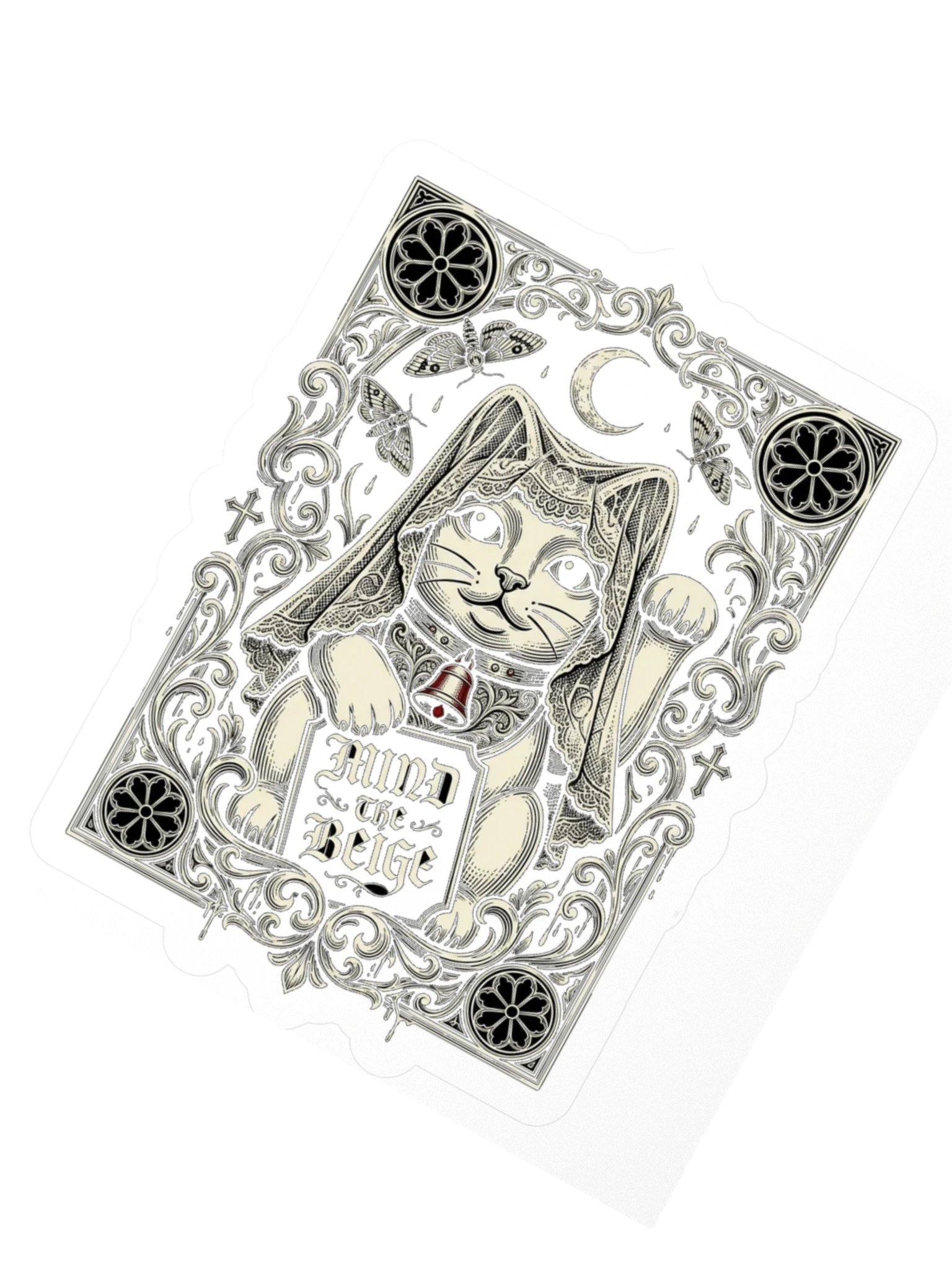 Mourning Neko — Sticker product image (2)