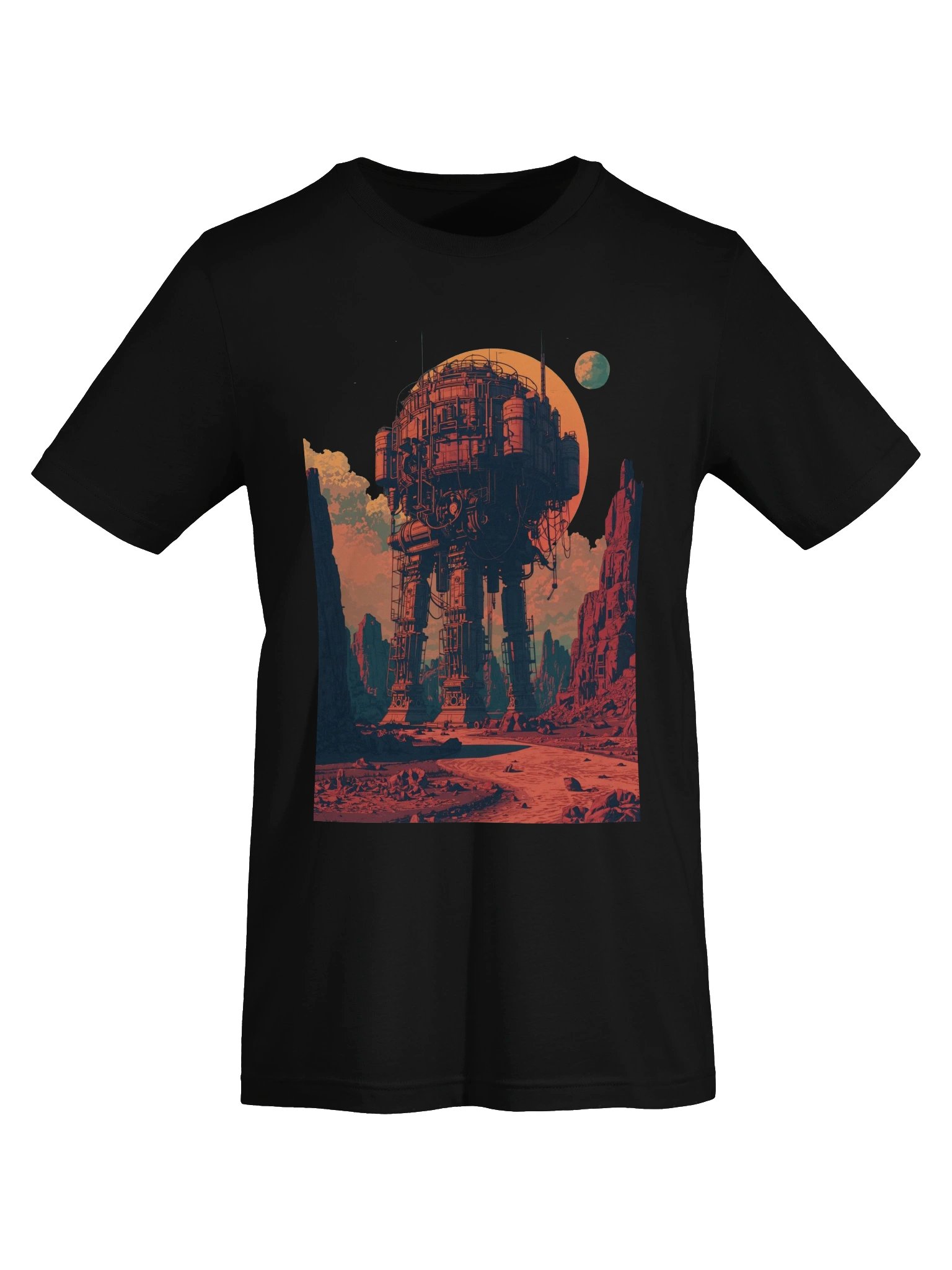Retro-Futurist Desert Giant Lightweight T-Shirt product image (4)
