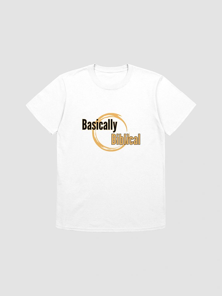 Basically Biblical Circle Logo T-Shirt (White) product image (1)