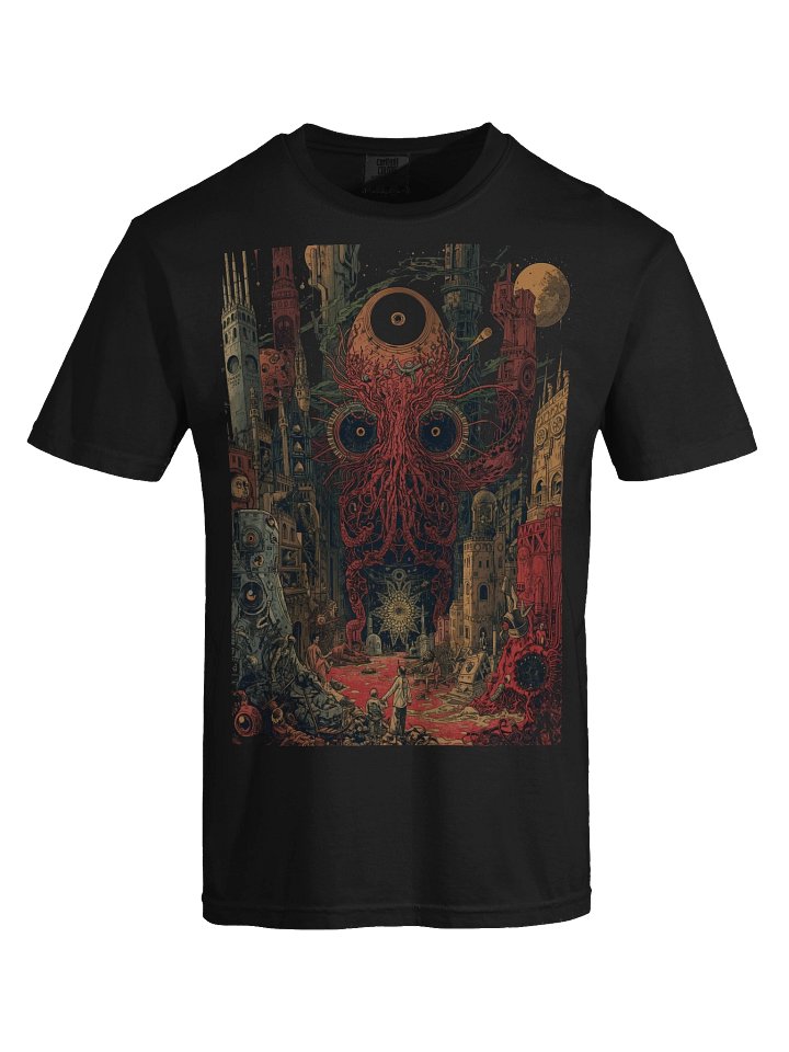 Ethereal Cityscape Heavyweight T-Shirt product image (2)
