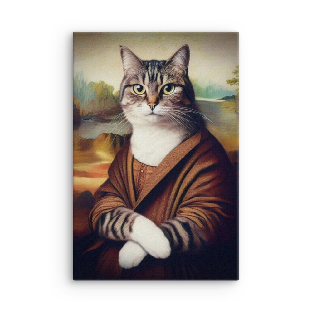 Meow Lisa on Canvas product image (1)