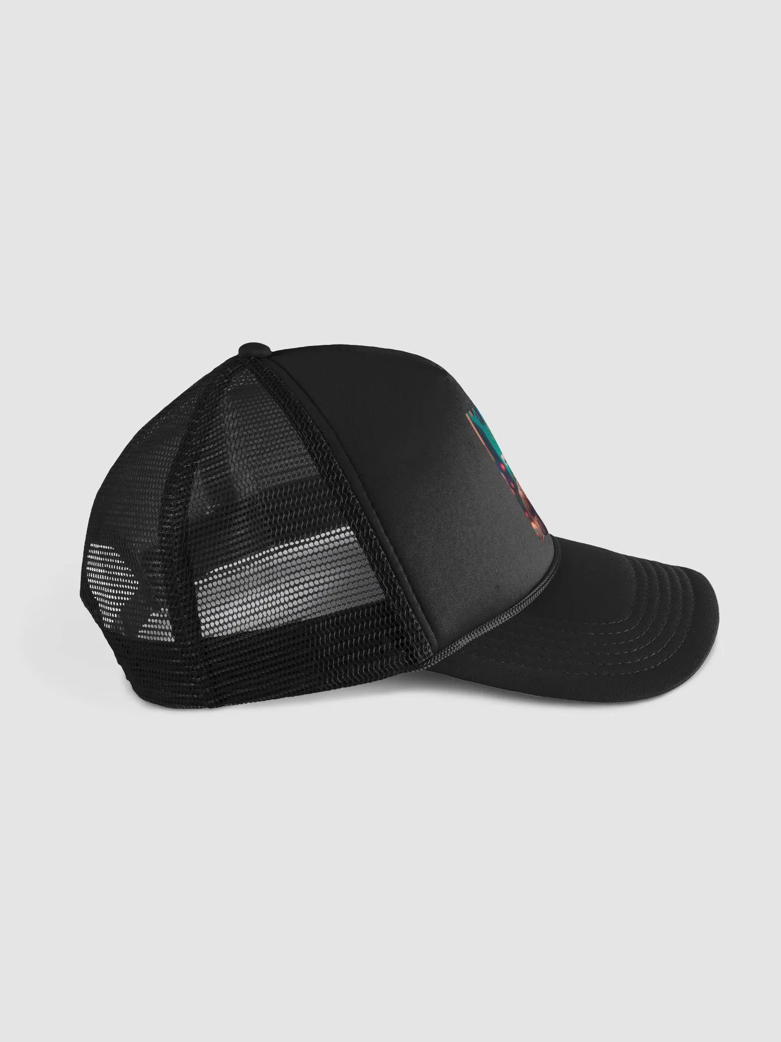 Cyberpunk Sunset Trucker Hat product image (3)