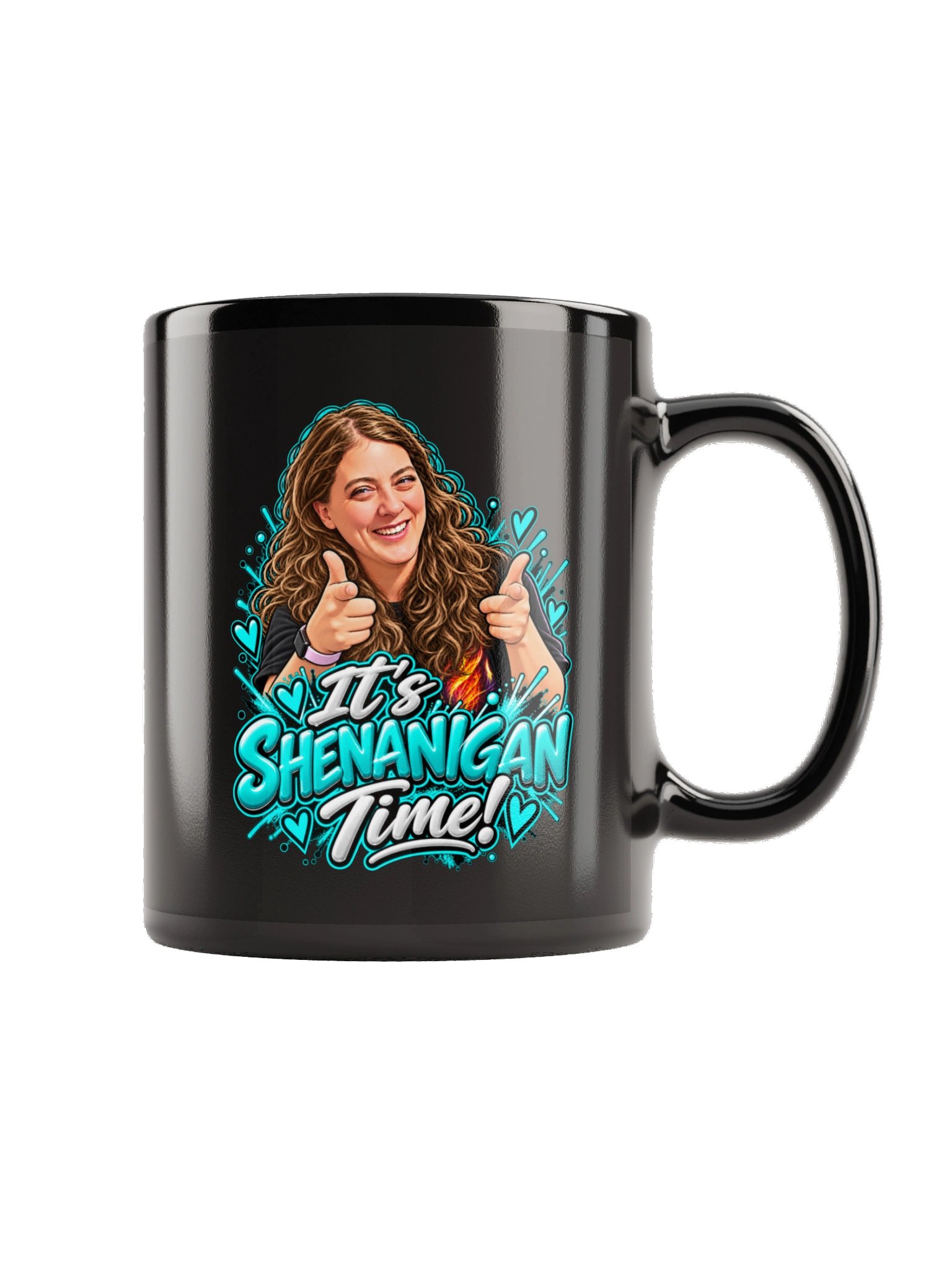It's Shenanigan Time Black Glossy Mug product image (3)