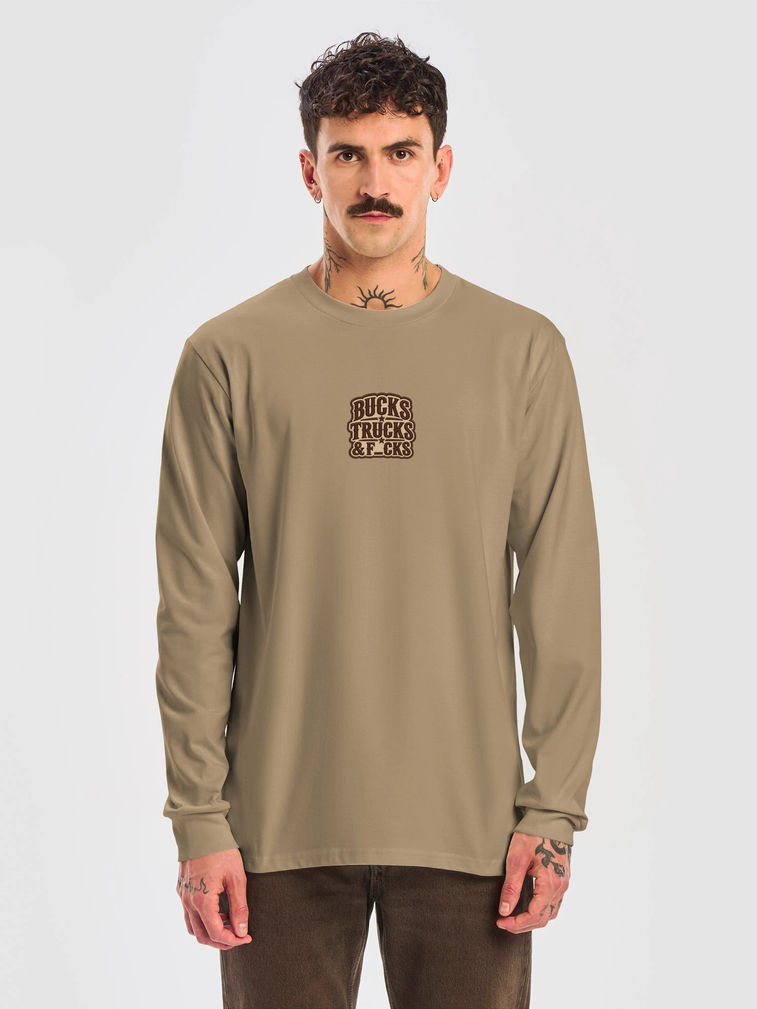 Sand Long Sleeve Graphic Tee product image (1)