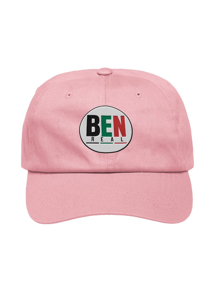 Pink BEN Circle Logo Dad Hat product image (1)