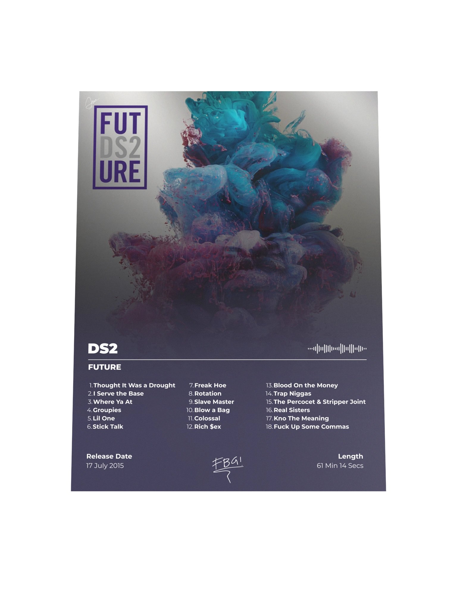 DS2 Future Album Poster product image (7)