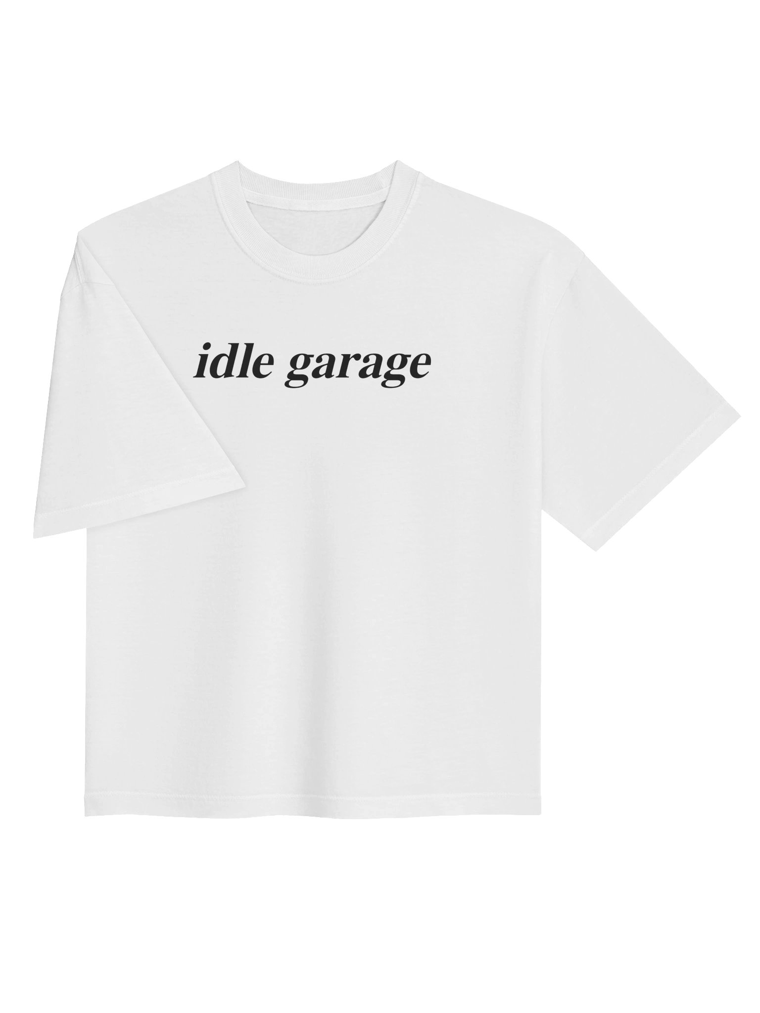 IDLE GARAGE Women's Heavyweight Boxy T-Shirt product image (3)
