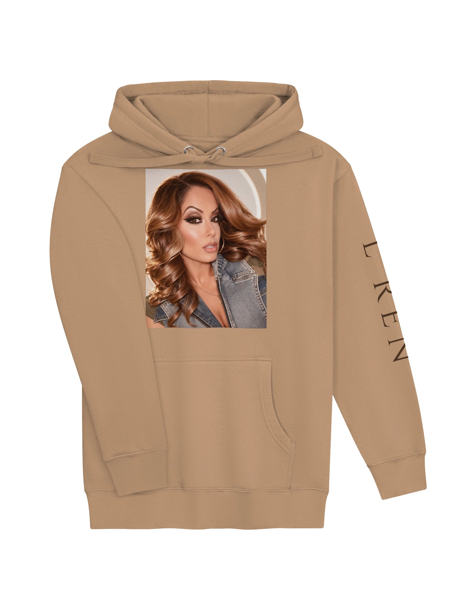 MADE FOR THIS Portrait Hoodie — Latte product image (3)