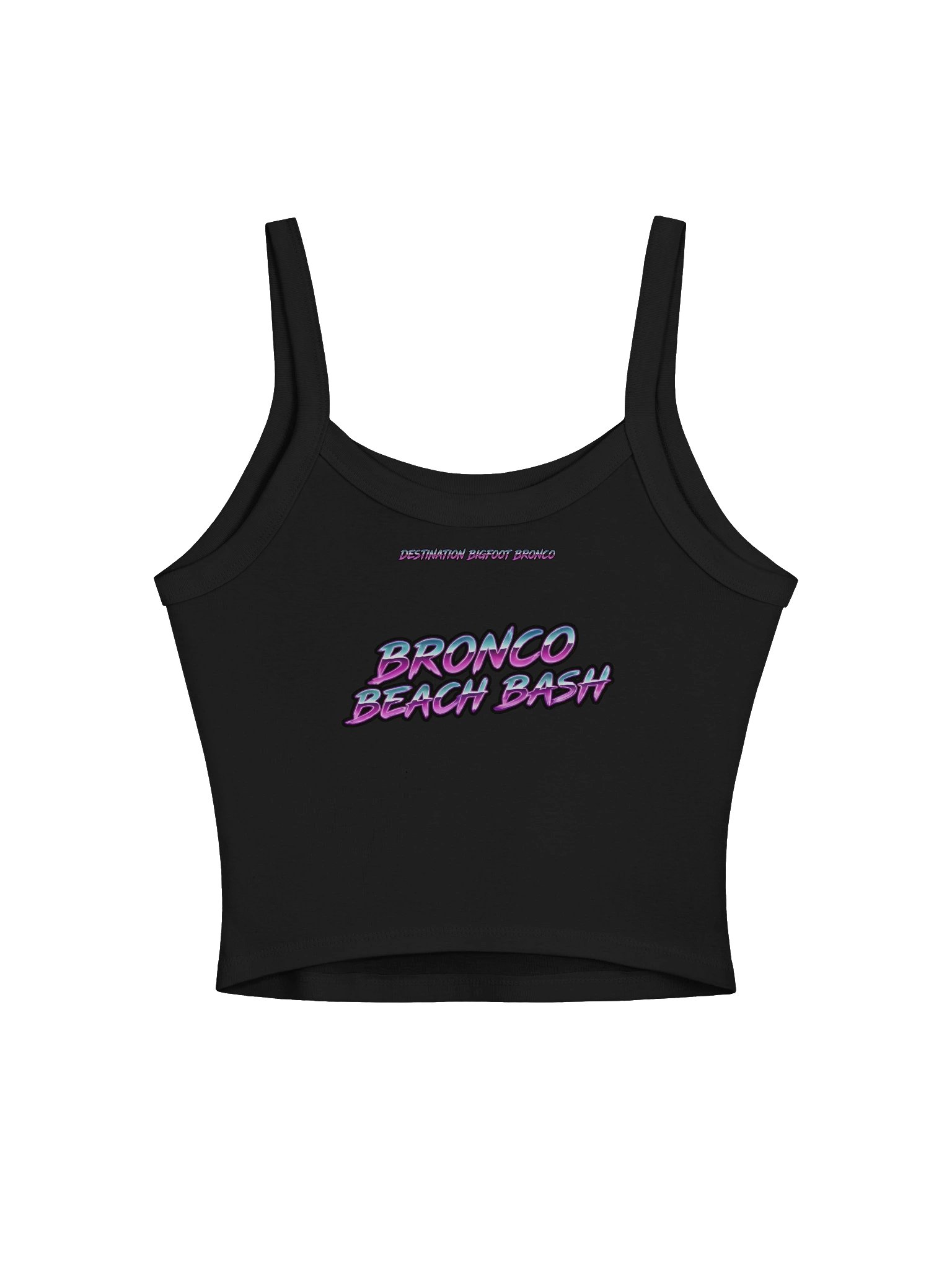 2026 Bronco Beach Bash OBX / Destination Bigfoot Bronco Collab | Full Send Women's Bella + Canvas Micro-Rib Tank Top (Multiple Colors Available) product image (3)
