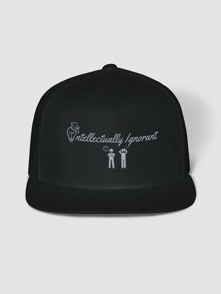 Intellectually Ignorant (GREY LOGO) snapback hat product image (1)