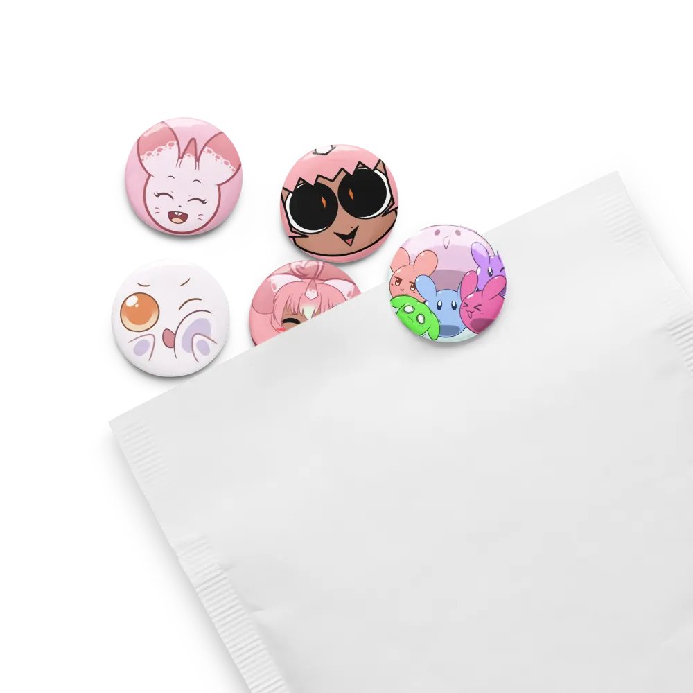 Jammy and Co. Pin Button Set (5PCs) product image (4)
