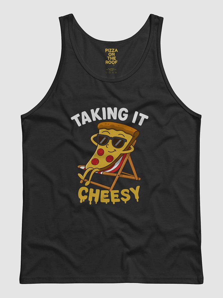 TAKING IT CHEESY TANKTOP (BLACK) product image (1)