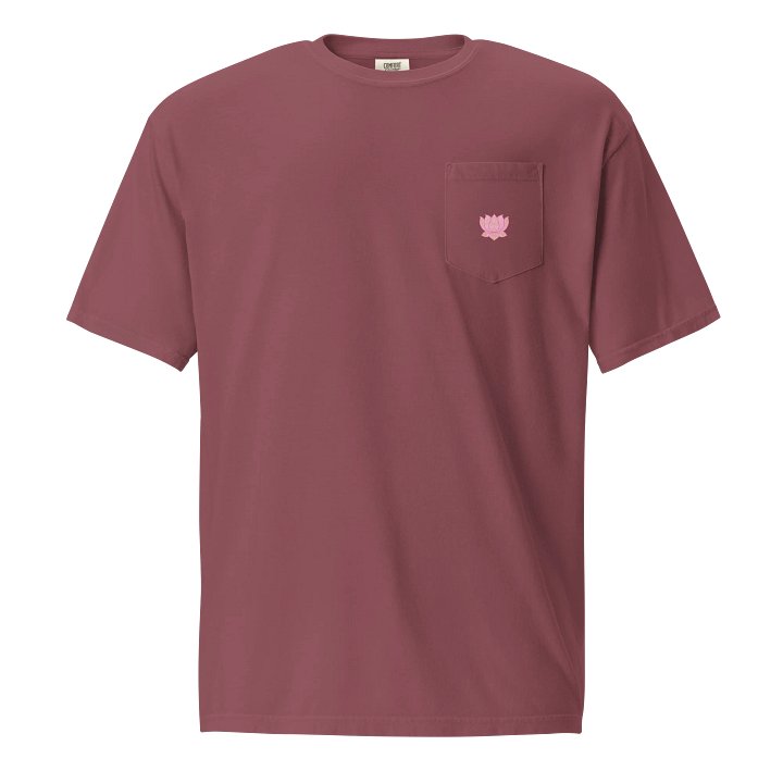 Golden Lotus Unisex Pocket Tee product image (1)