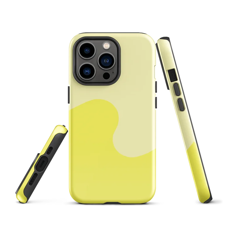 Lemon Martini Minimal Wave iPhone Case product image (2)