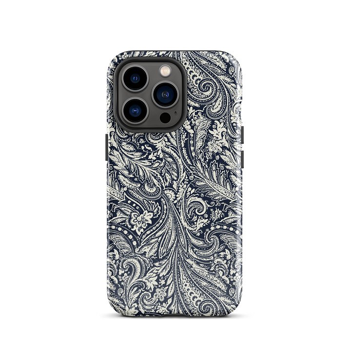 Midnight Vintage Paisley iPhone Case product image (1)