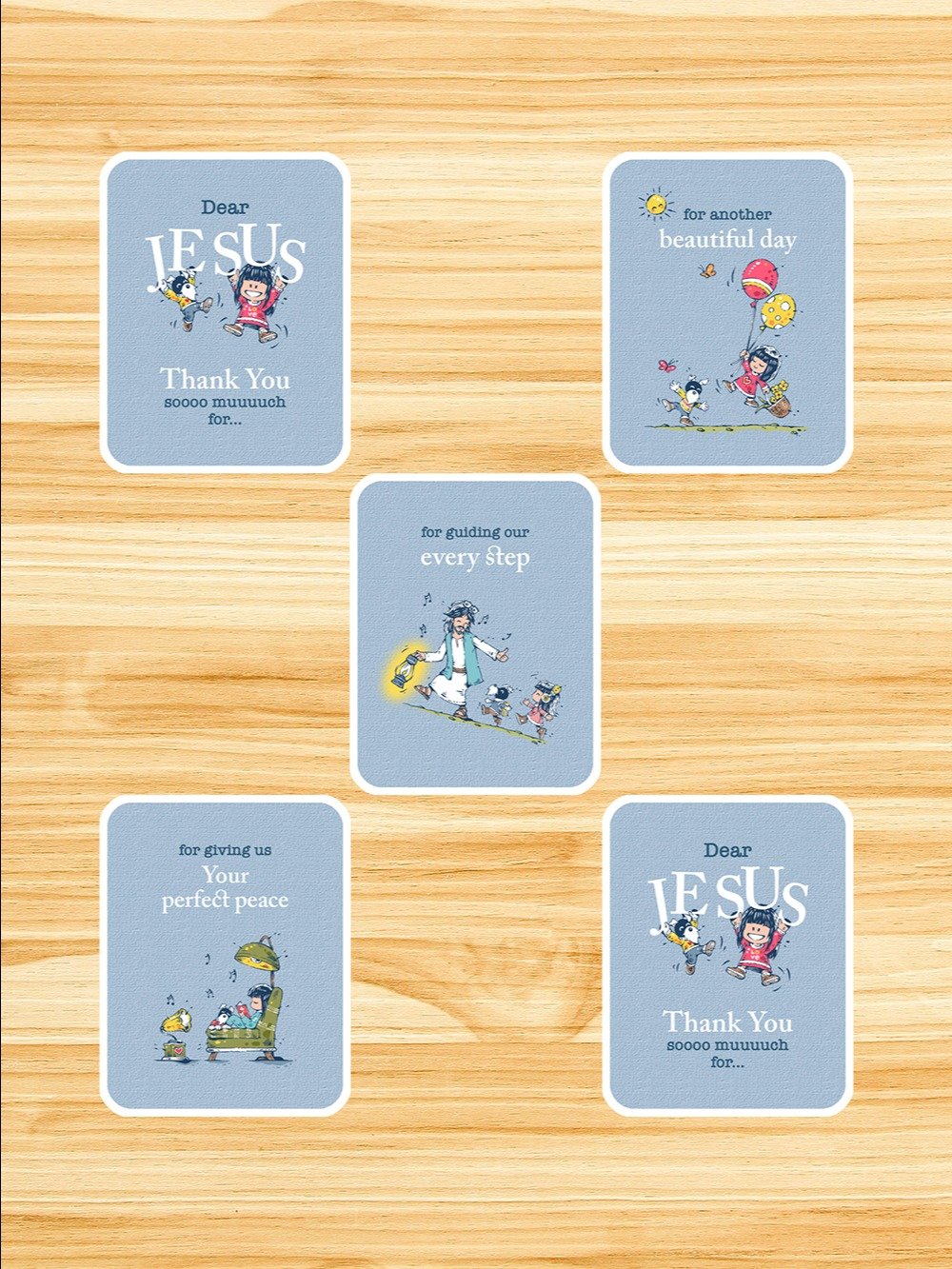 "Thank You Jesus" Grace Sticker Sheet (Set of 5) - Vol. 1 product image (2)