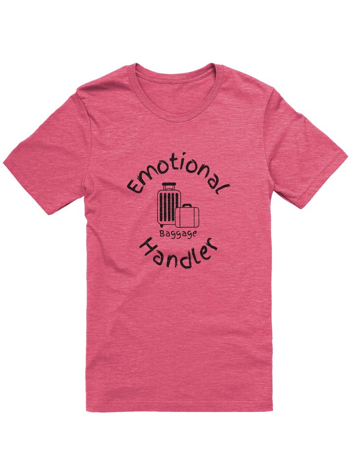Emotional Baggage Handler T-Shirt-Black Baggage Graphic product image (2)