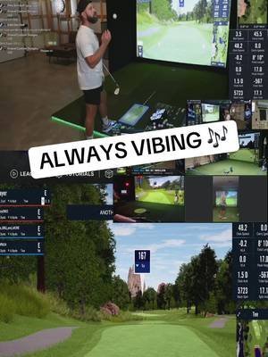 Always vibing. Always golfing. ⛳🔥 #2ndFlightGolf #SimGolf #GolfVibes #GoodGolfGreatVibes