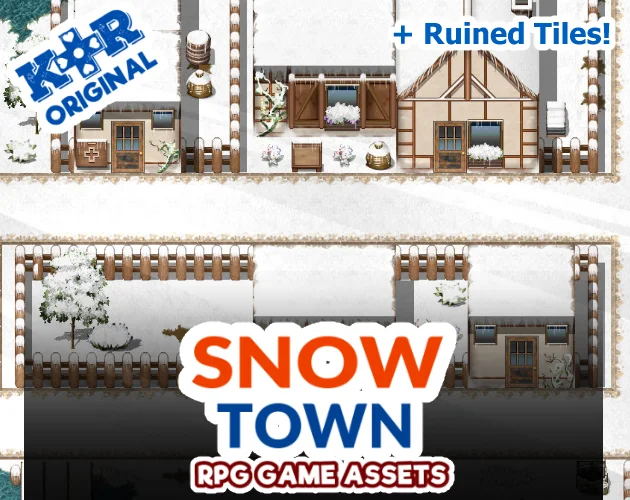 SAMPLE MAPS: Snow Town product image (1)