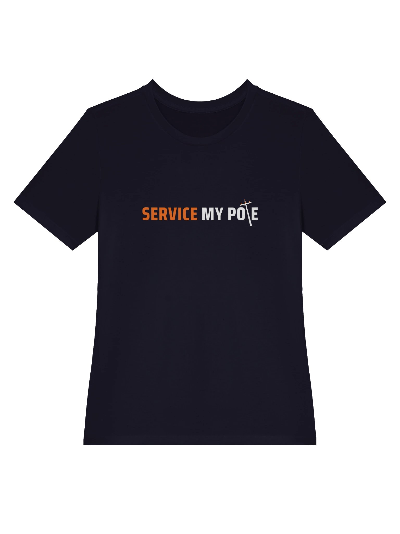 One Reliable Pole Women's Relaxed Tee (Navy) product image (3)