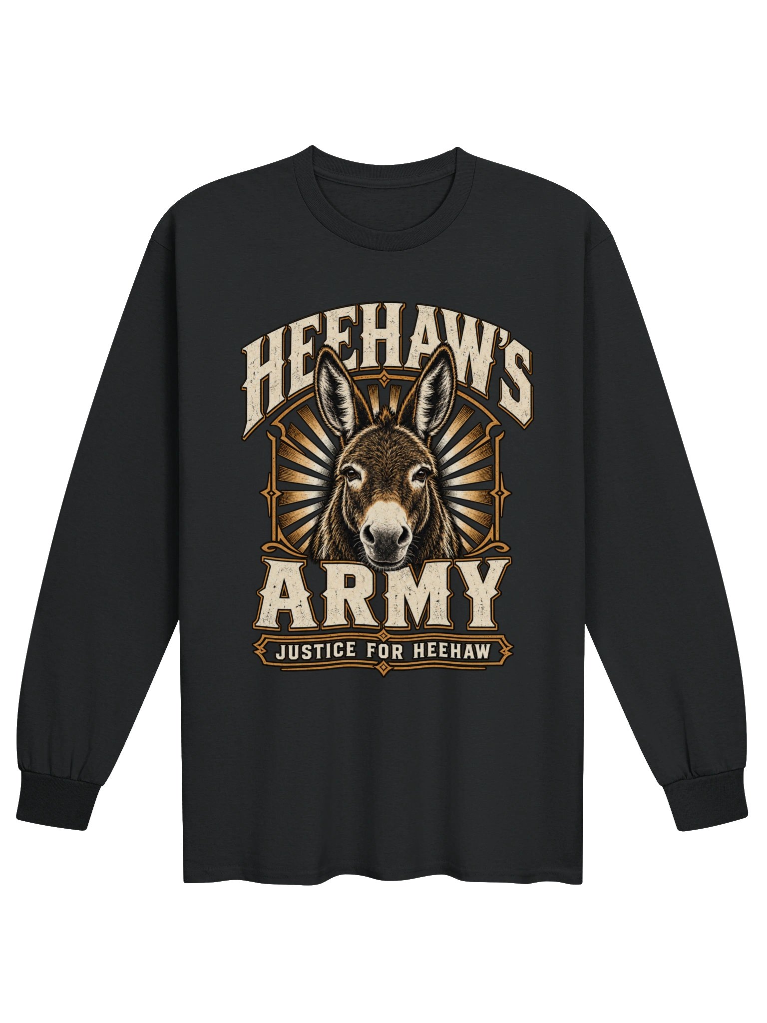 HeeHaw's Army - Long Sleeve Memorial Shirt 100% Cotton product image (1)