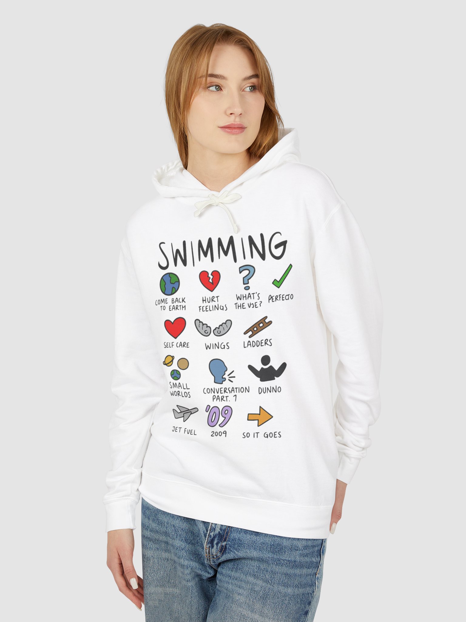 Mac Miller Swimming Notebook Hoodie product image (2)
