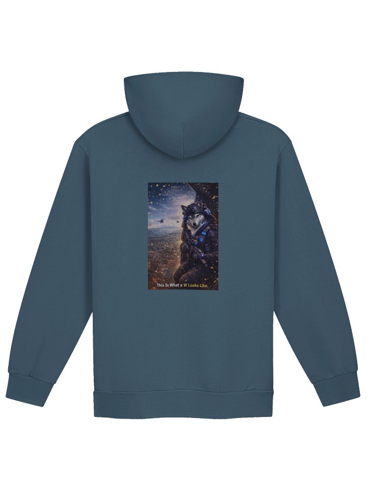 Wolven Warrior Garment-Dyed Hoodie product image (4)