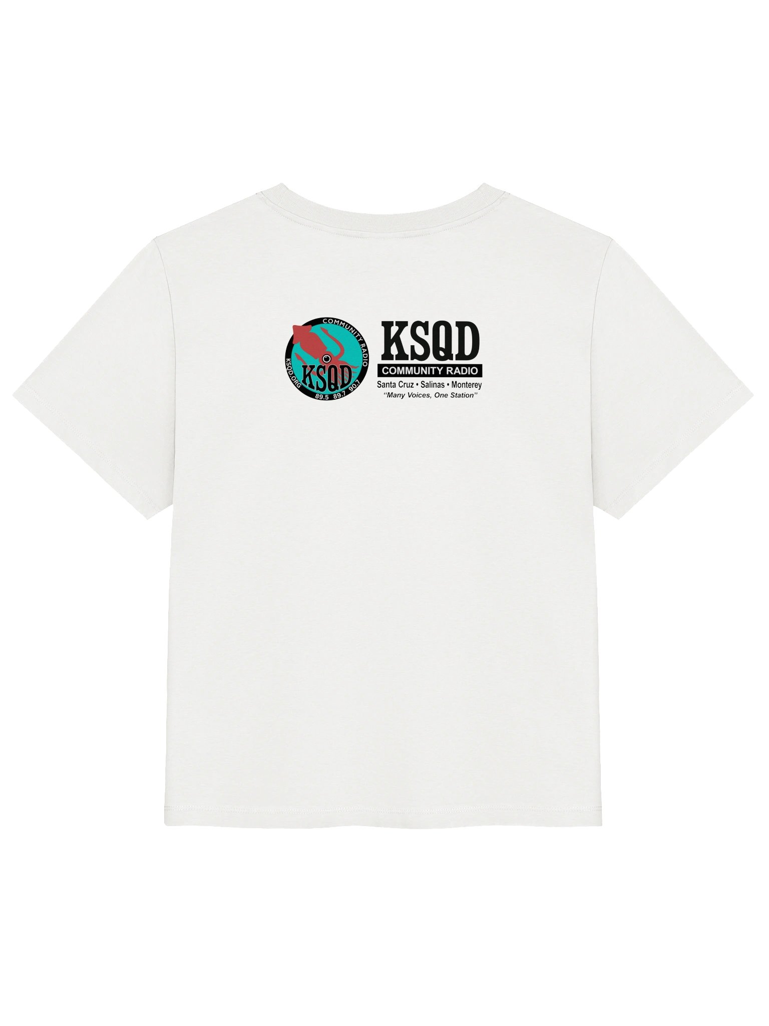 KSQD 2026 Winning Design – Squid & Ocean Organic Ribbed Neck T-Shirt product image (4)
