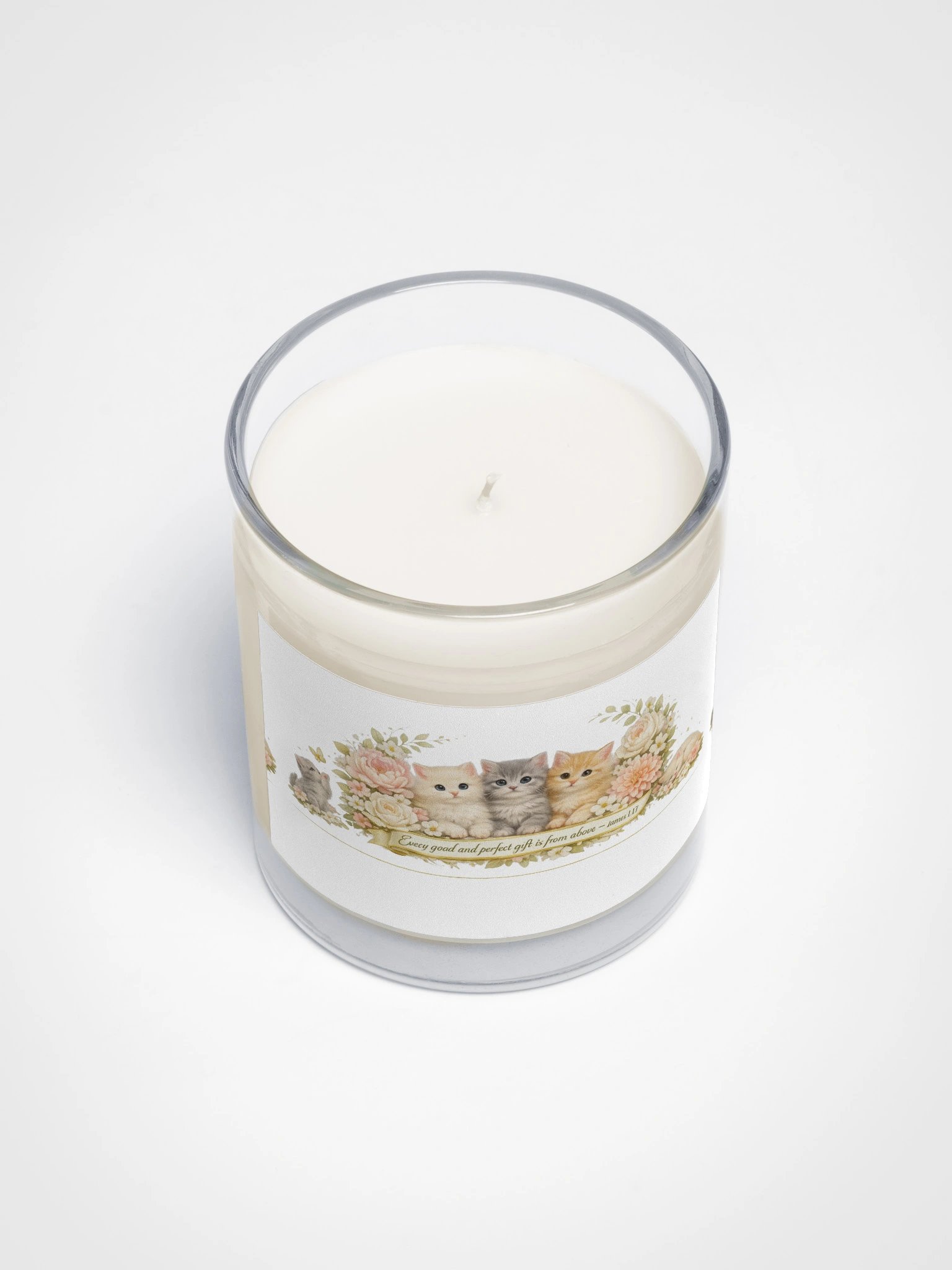 James 1:17 Kitten Blessing Candle collection product image (3)