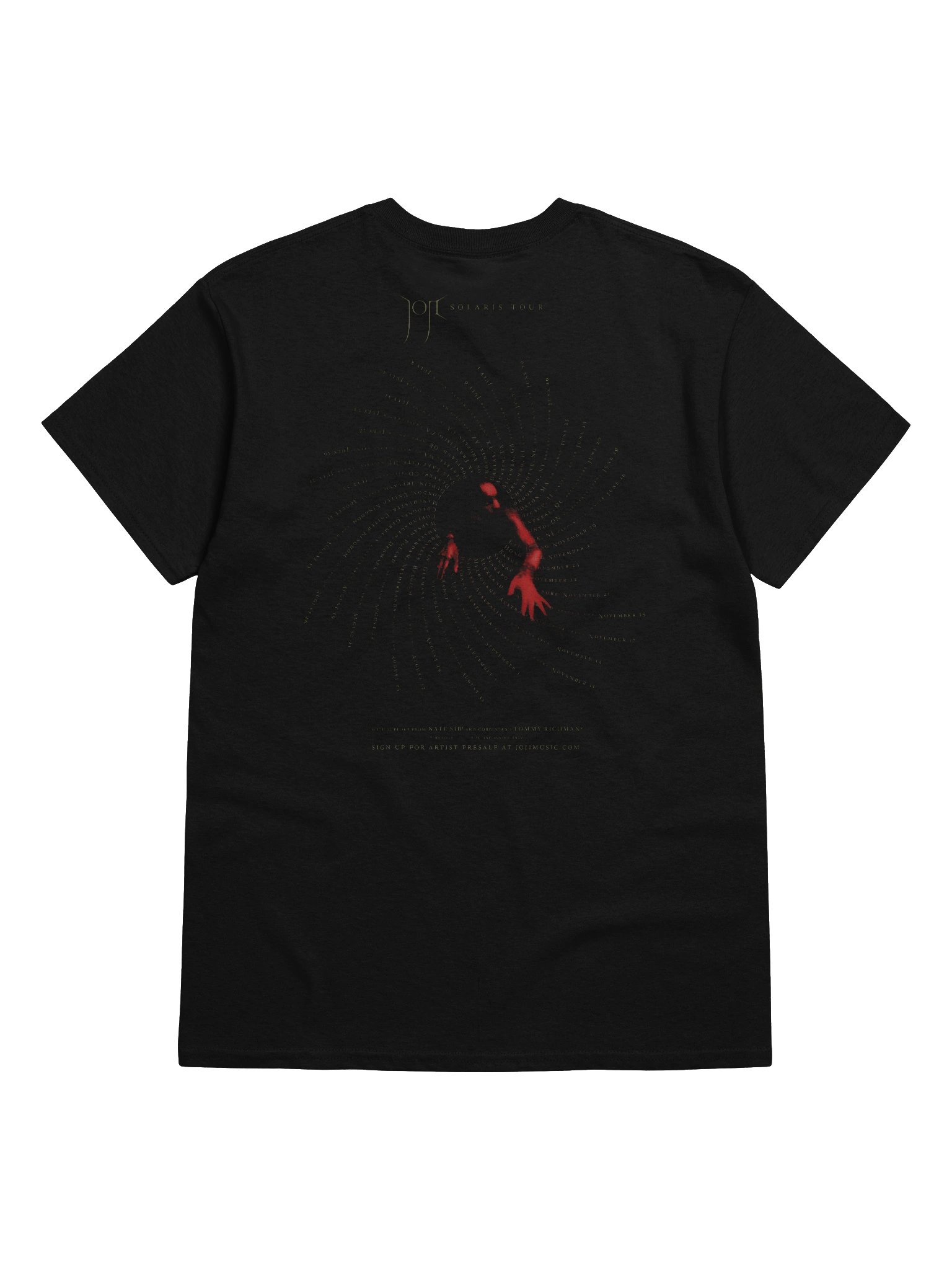 Joji Solaris Tour 2026 Merch Tshirt product image (2)