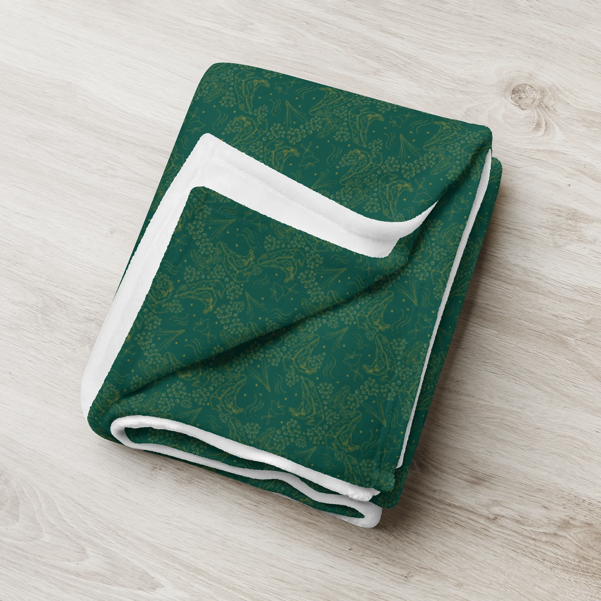 Fables in Gold Throw Blanket product image (2)