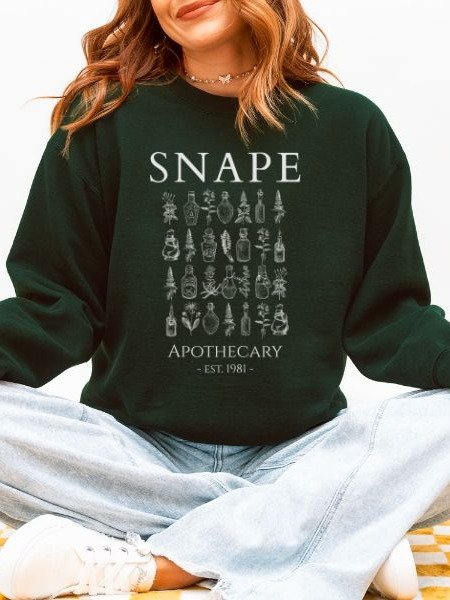 Potion Master's Apothecary Cozy Minimalist Fall Sweatshirt product image (8)