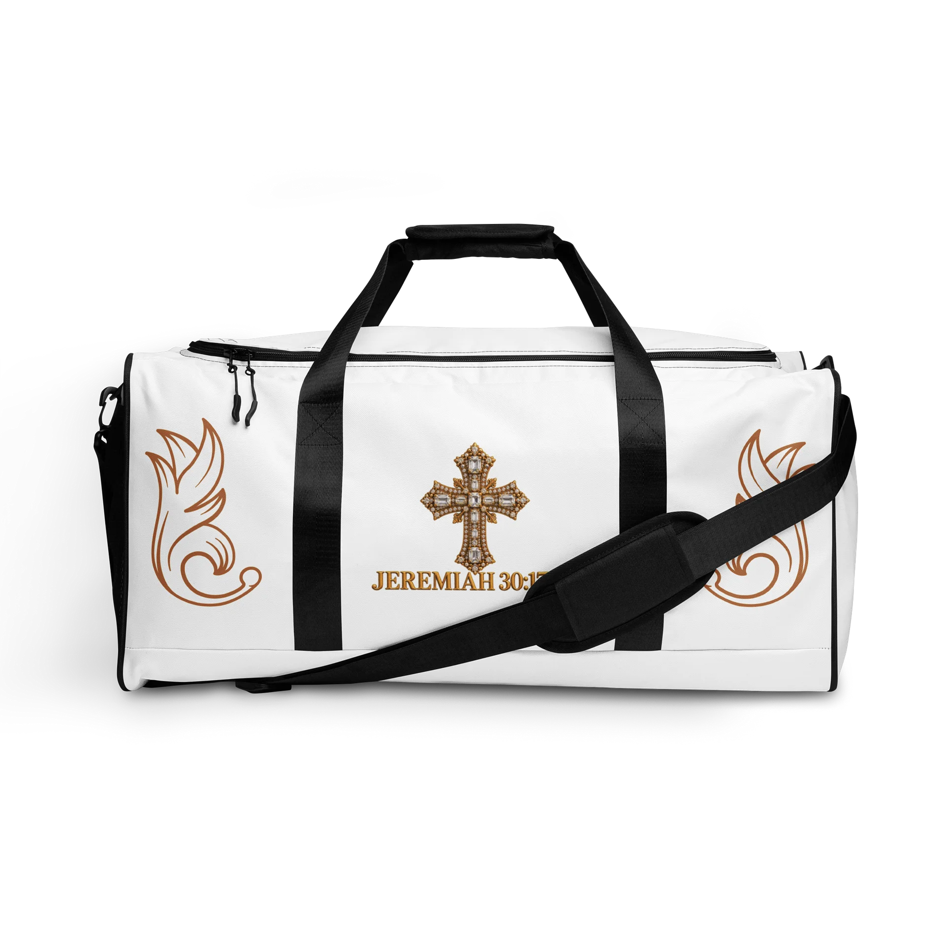 Jeremiah 30:17 Jeweled Cross Weekender Bag product image (1)