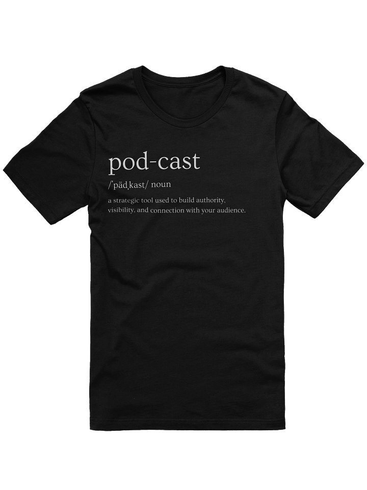 podcast shirt - strategic tool product image (1)