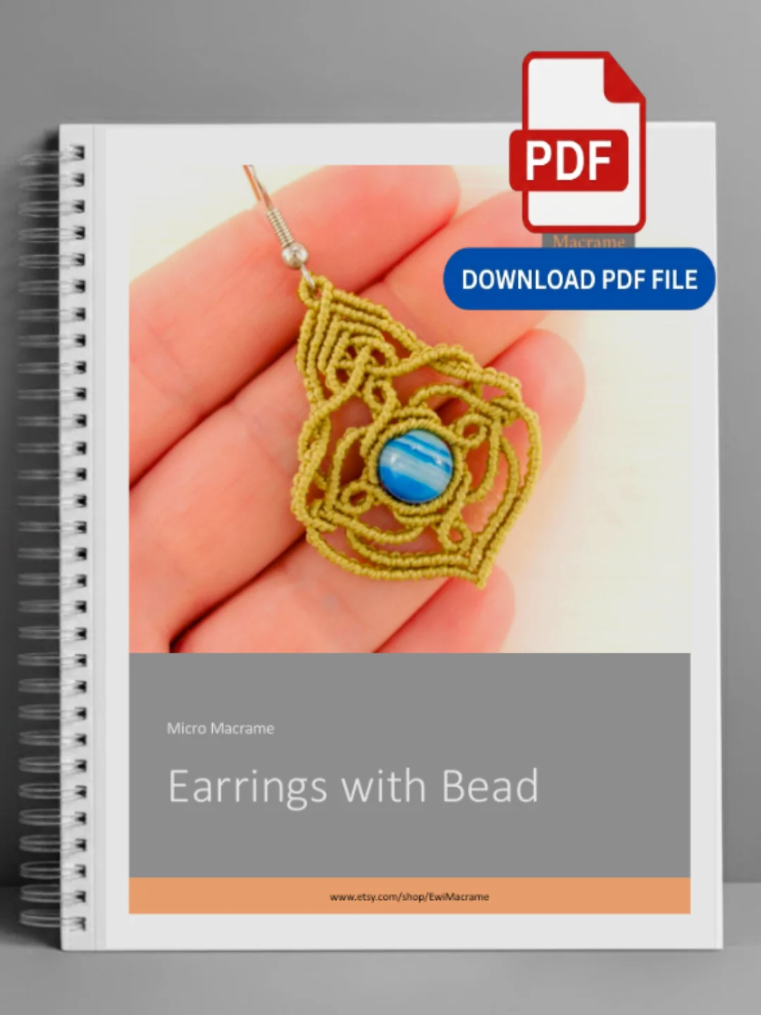 Boho Micro Macrame Jewelry – Photo Tutorial product image (2)