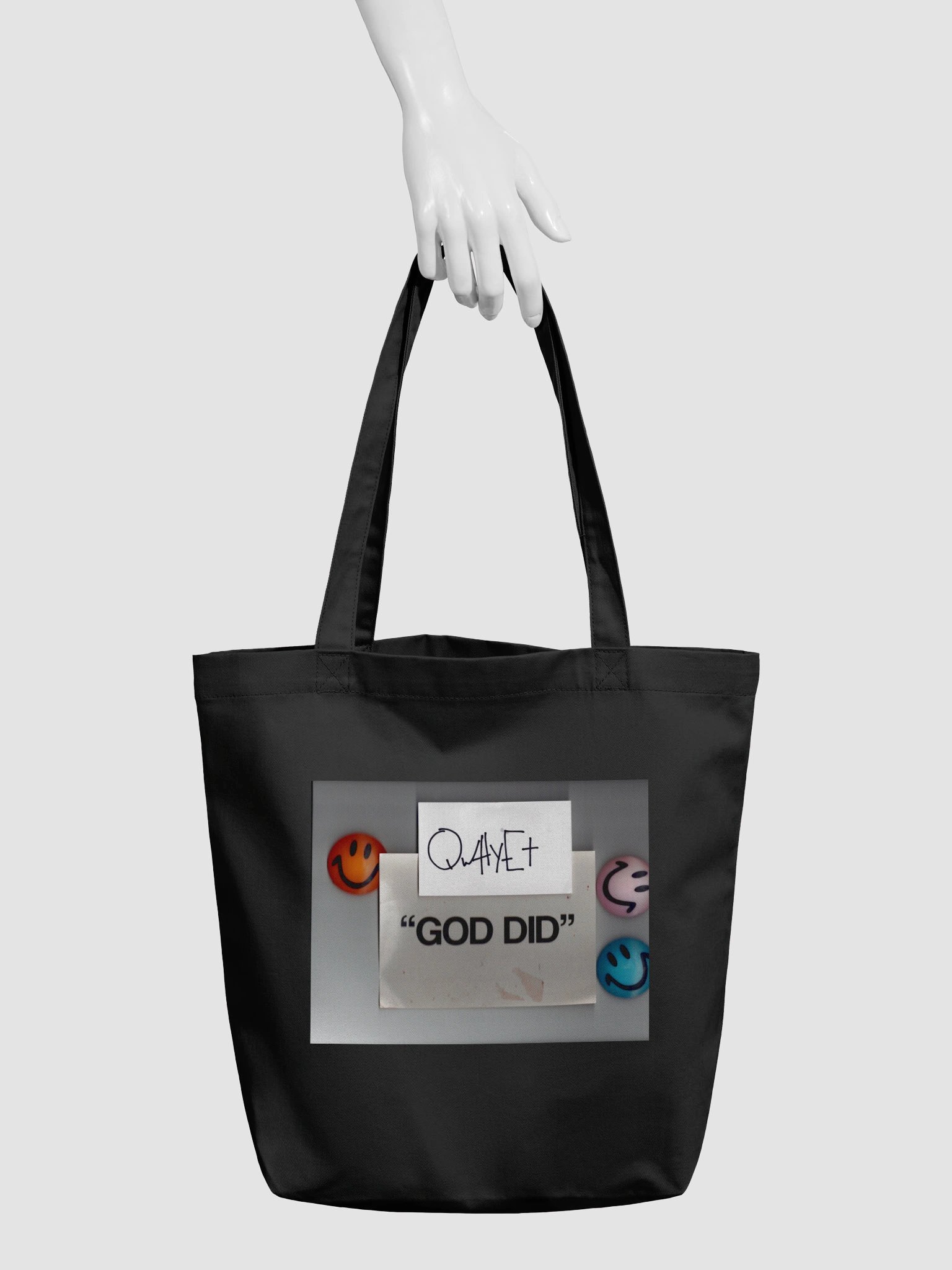 QWHYET "GOD DID" Tote Bag product image (5)